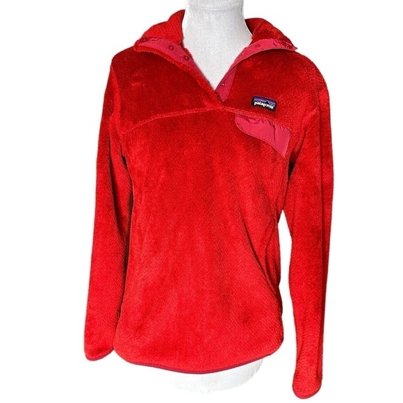 Patagonia Women’s Re Tool Snap T Pullover in Classic Red. Size M - Picture 1 of 8